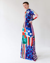 Load image into Gallery viewer, PATCHWORK LONG DRESS TRK FUN