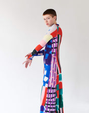 Load image into Gallery viewer, PATCHWORK LONG DRESS TRK FUN
