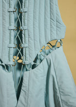 Load image into Gallery viewer, ARMOUR SET - CORSET with skirt bottom, black or dust blue