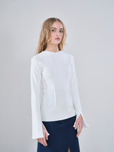 Load image into Gallery viewer, RIB TOP, off-white