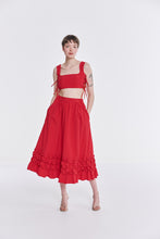 Load image into Gallery viewer, SICILY SKIRT-  red