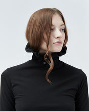 Load image into Gallery viewer, NARCISSUS HIGH-NECK TOP, black
