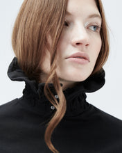 Load image into Gallery viewer, NARCISSUS HIGH-NECK TOP, black