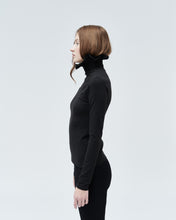Load image into Gallery viewer, NARCISSUS HIGH-NECK TOP, black