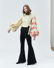 Load image into Gallery viewer, VEST ELIZABETH EMBROIDERY WITH SLEEVES, marble - rent
