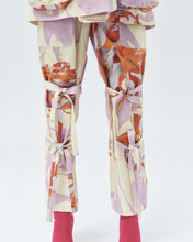 Load image into Gallery viewer, ROSALIA TAILORED TROUSERS WITH BOWS, marshmallow