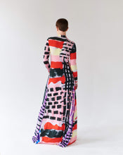 Load image into Gallery viewer, PATCHWORK LILA LONG DRESS TRK FUN COLLECTION
