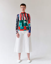 Load image into Gallery viewer, TOP PATCHWORK, long sleeve TRK FUN COLLECTION