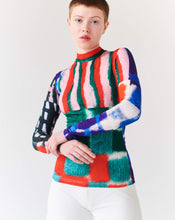 Load image into Gallery viewer, TOP PATCHWORK LILA TRK FUN COLLECTION