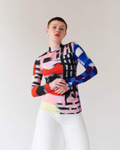 Load image into Gallery viewer, TOP PATCHWORK LILA TRK FUN COLLECTION
