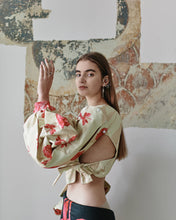 Load image into Gallery viewer, VEST ELIZABETH EMBROIDERY WITH SLEEVES, marble - rent