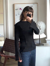 Load image into Gallery viewer, RIB TOP, black