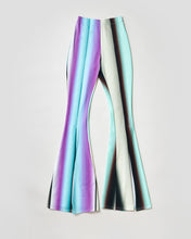 Load image into Gallery viewer, BELL TROUSERS with slit, mint gradient