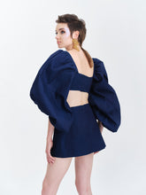 Load image into Gallery viewer, Denim Bonbon Mini Skirt