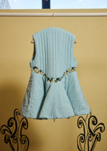 Load image into Gallery viewer, ARMOUR SET - CORSET with skirt bottom, black or dust blue
