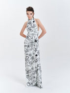 Hand-drawn Afrodita Dress - rent