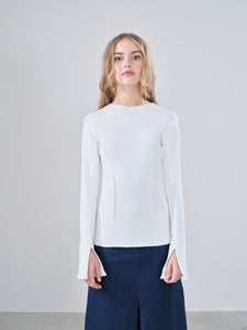 RIB TOP, off-white - NEW IN STOCK