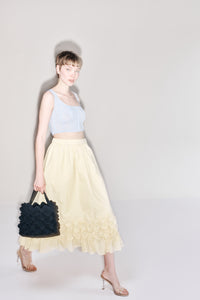 SICILY SKIRT-  butter yellow