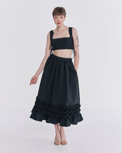 SICILY SKIRT-  black