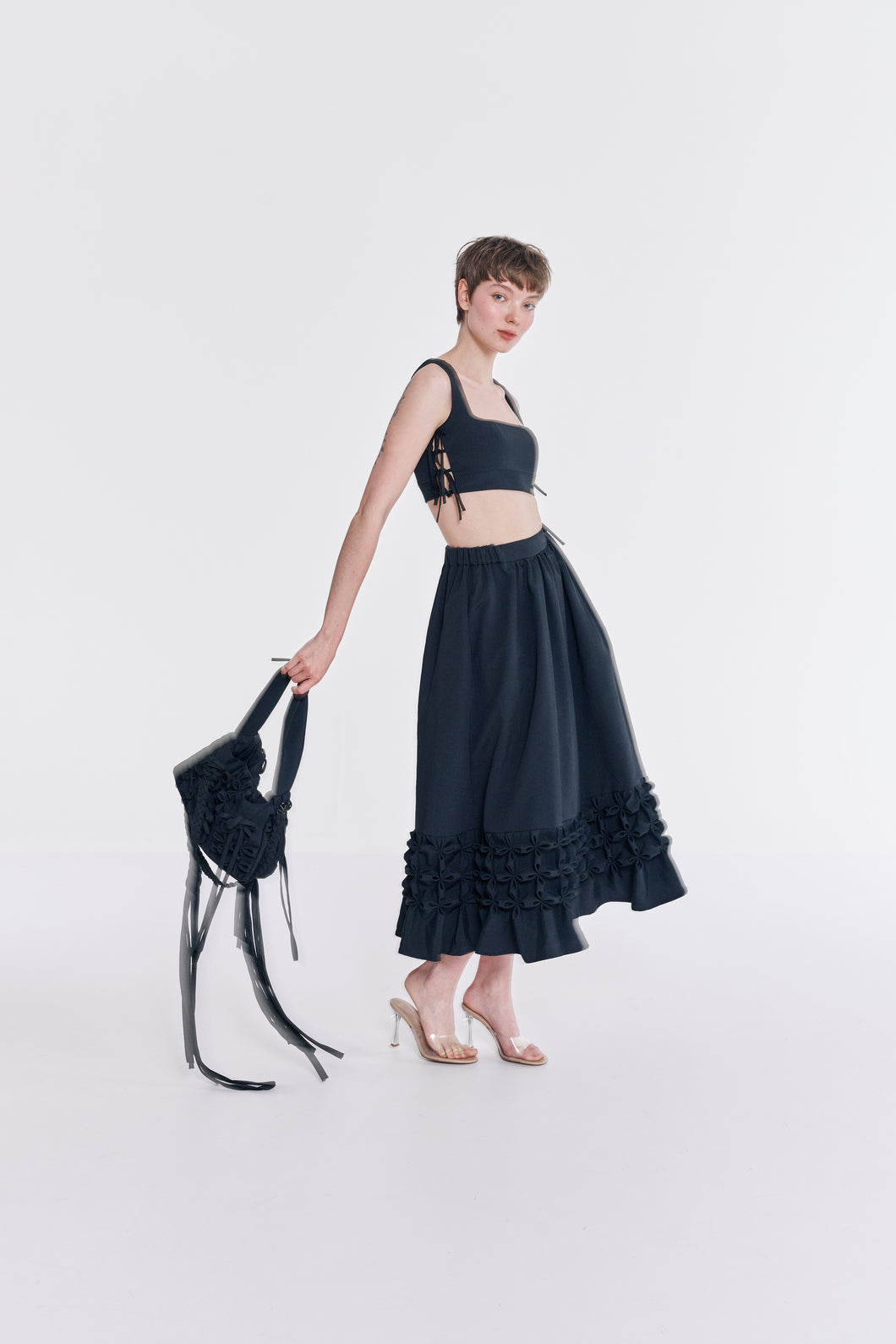 SICILY SKIRT-  black