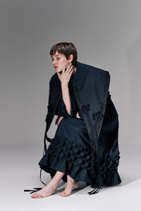 FOLK PLAID -  black