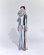 Load image into Gallery viewer, BELL TROUSERS with slit, mint gradient
