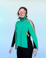 Load image into Gallery viewer, NARCISSUS HIGH-NECK TOP, lizard green
