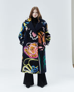 MASTER COAT - SACRED HEART and FLOWERS