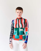 Load image into Gallery viewer, TOP PATCHWORK, long sleeve TRK FUN COLLECTION 

