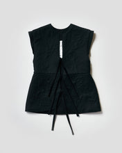 Load image into Gallery viewer, EMBROIDERED VEST with custom made motifs, black
