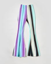 Load image into Gallery viewer, BELL TROUSERS with slit, mint gradient

