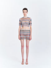 Load image into Gallery viewer, Disco Party Glass-beaded Mini Skirt
