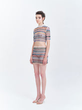 Load image into Gallery viewer, Disco Party Glass-beaded Mini Skirt
