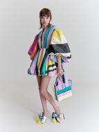 Mini lollipop dress with puffed sleeves - rent