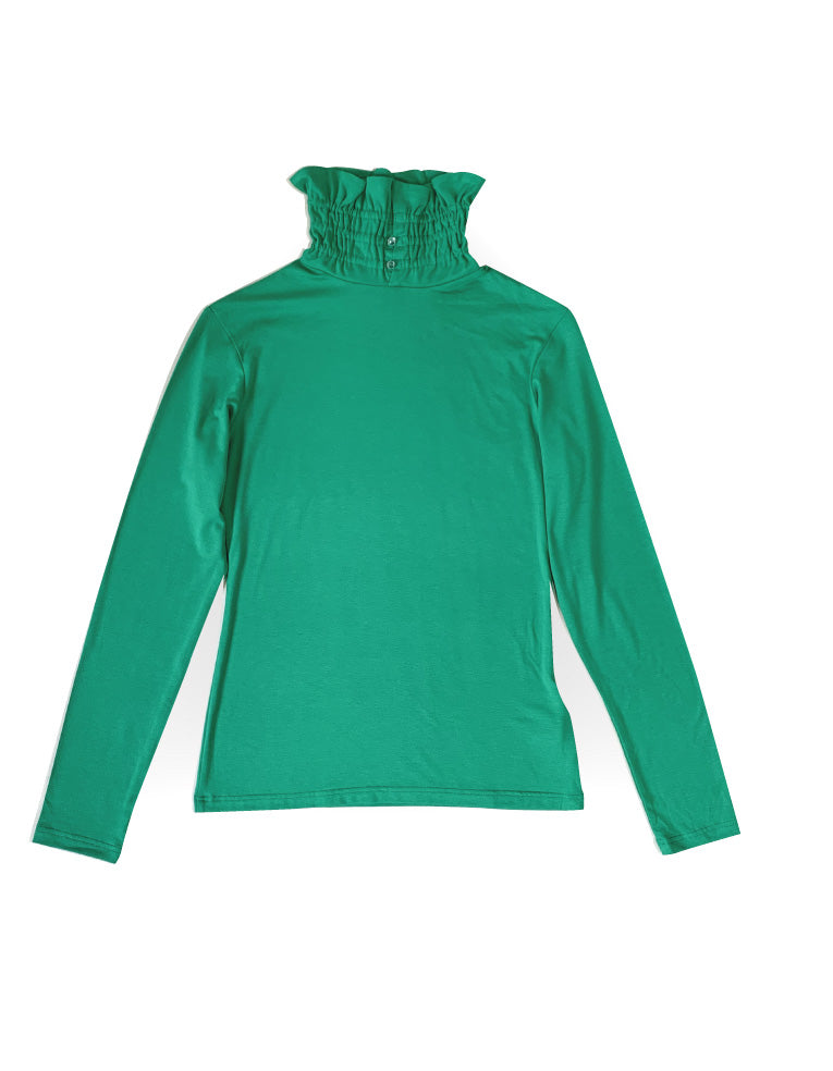 NARCISSUS TOP, lizard green - archive sale