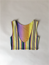 Load image into Gallery viewer, Reversible Crop TOP, yellow/pink
